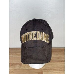 NOTRE DAME Hat Cap STARTER Vtg SnapBack Adjustable Embroidered Logo FAIR
